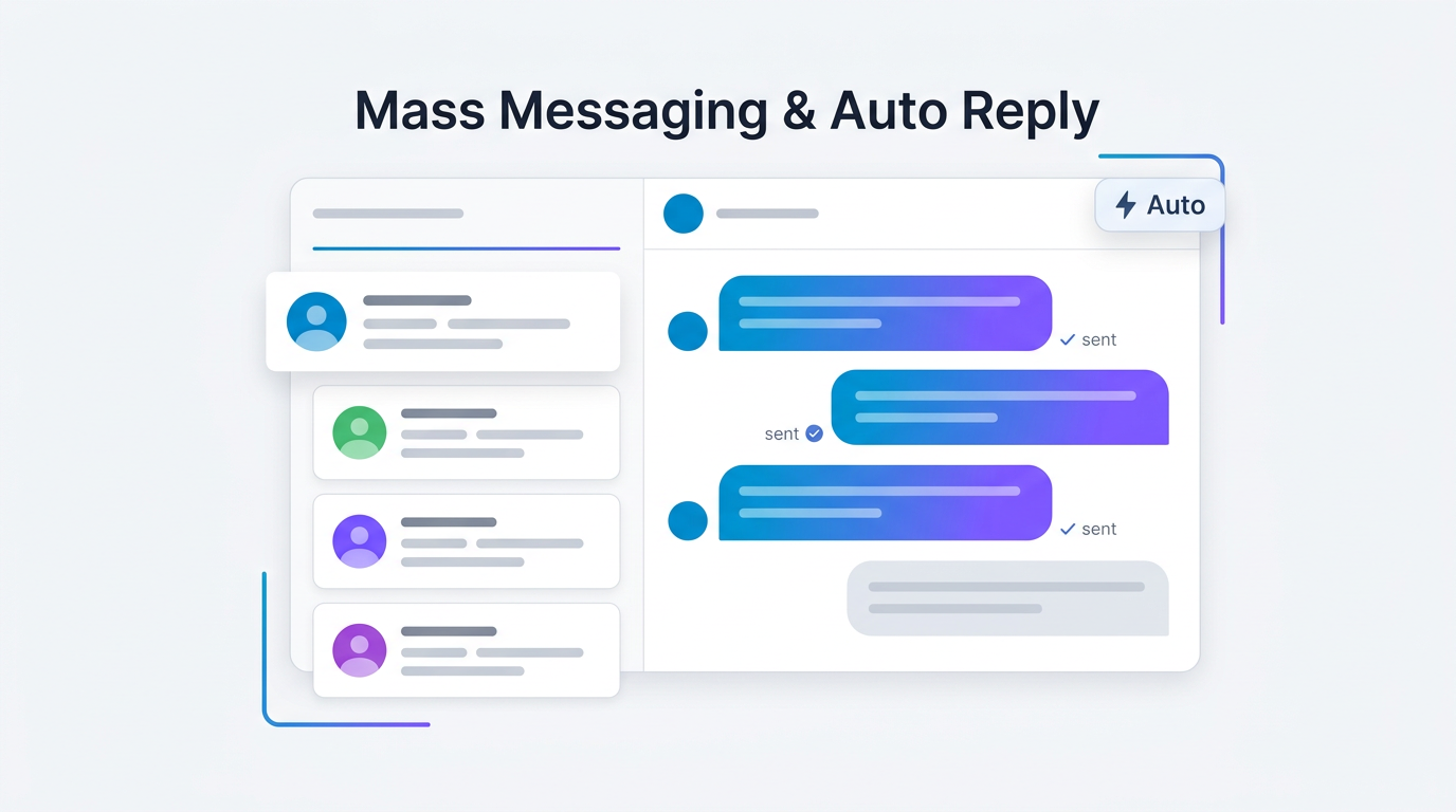 群发与自动回复功能展示